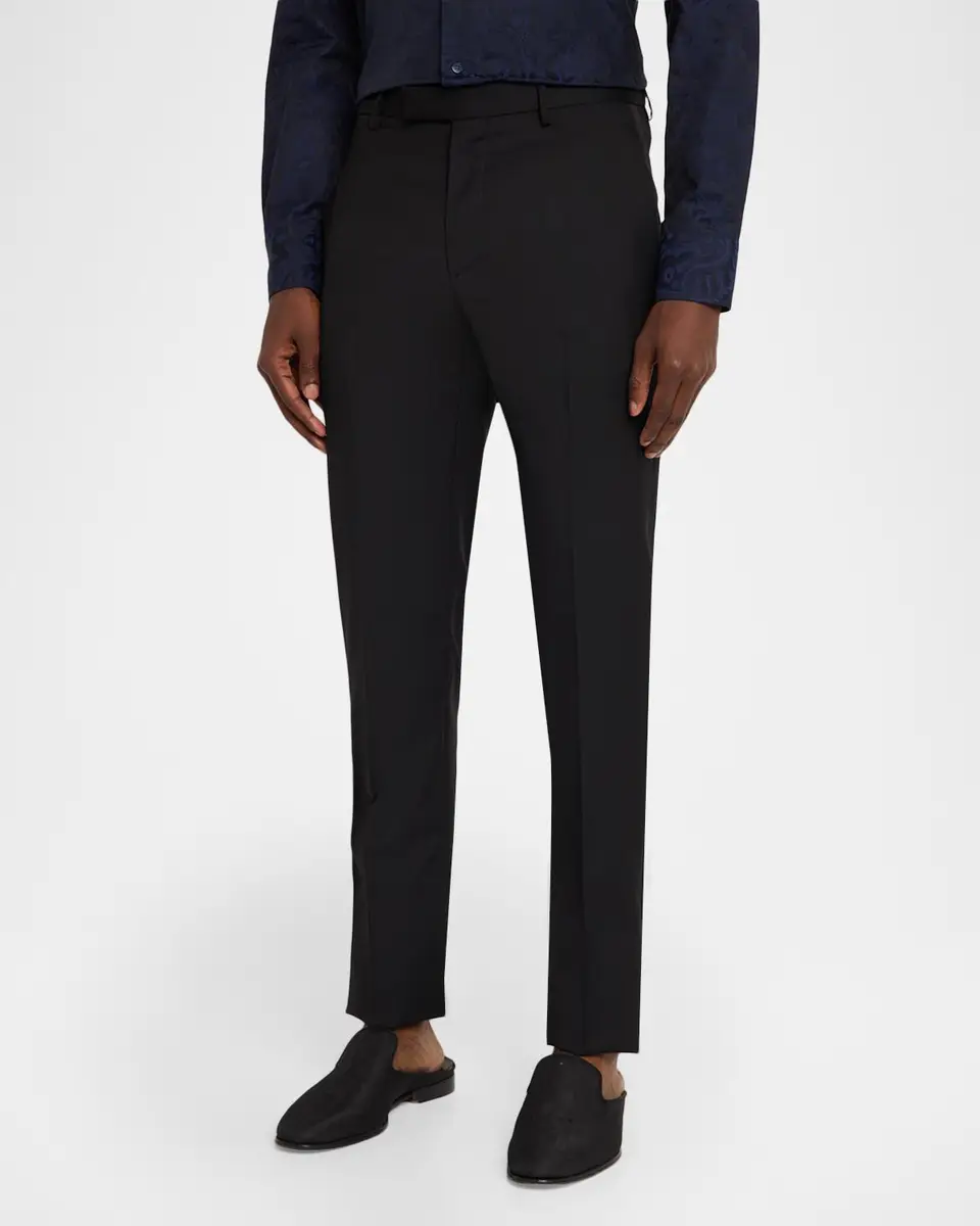 Etro Men's Roma Tapered-Leg Tuxedo Trousers | Thumbnail 4