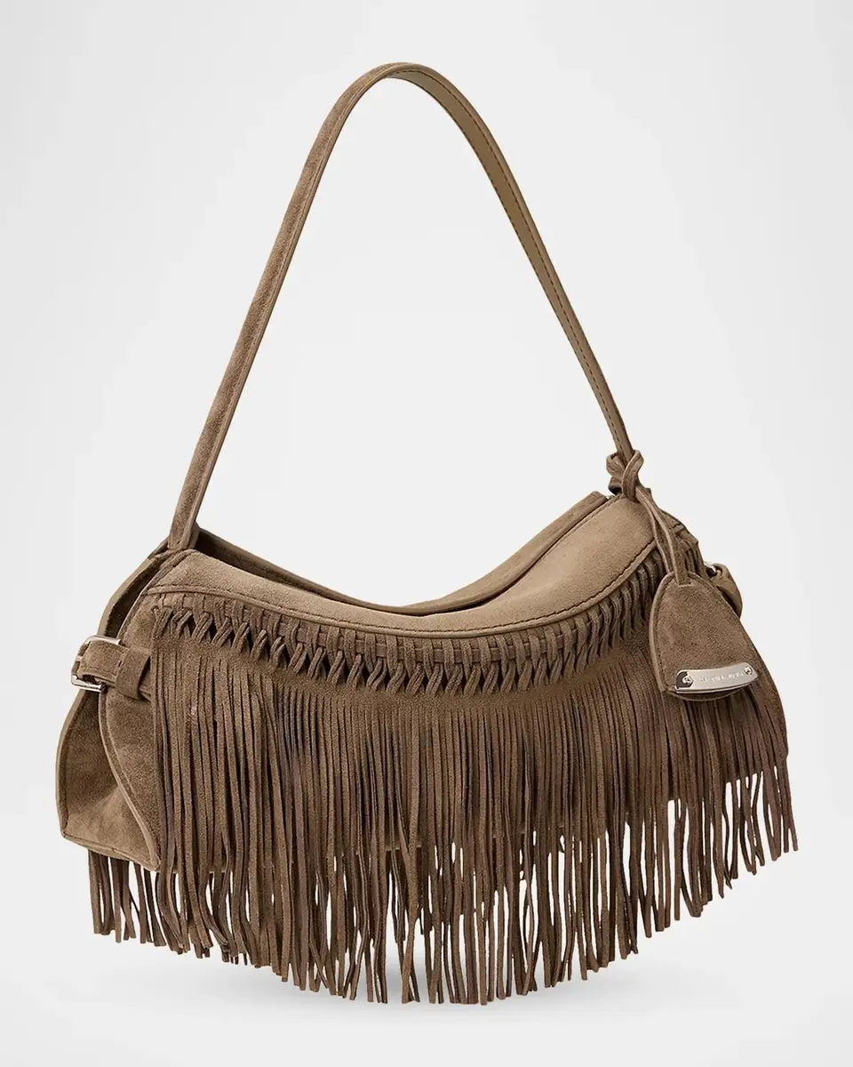 Ralph Lauren Collection The Ralph Calf-Suede Small Shoulder Bag | Thumbnail 3 Ralph Lauren Collection The Ralph Calf-Suede Small Shoulder Bag | Thumbnail 3