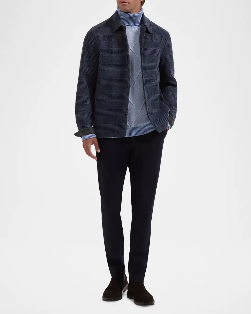 Bugatchi Men's Plaid Wool-Blend Jacket | Thumbnail 2 Bugatchi Men's Plaid Wool-Blend Jacket | Thumbnail 2