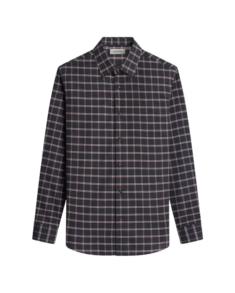 Men's Julian Woven Shaped Cotton-Cashmere Shirt Men's Julian Woven Shaped Cotton-Cashmere Shirt