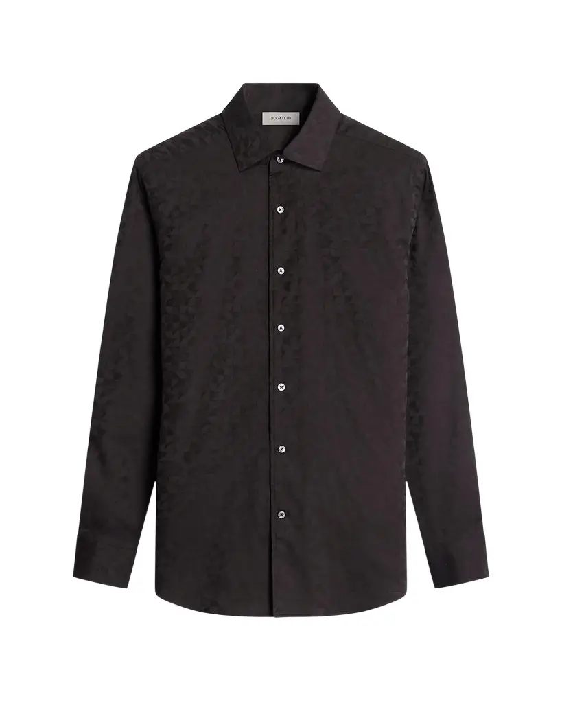 Bugatchi Men's Alvin Woven Shaped Cotton Shirt