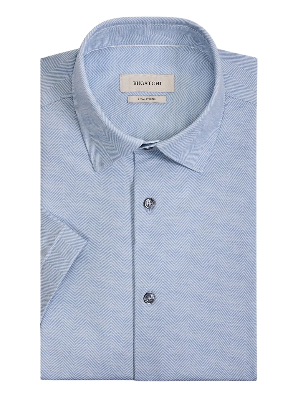 Bugatchi Men's OoohCotton Miles Short-Sleeve Shirt