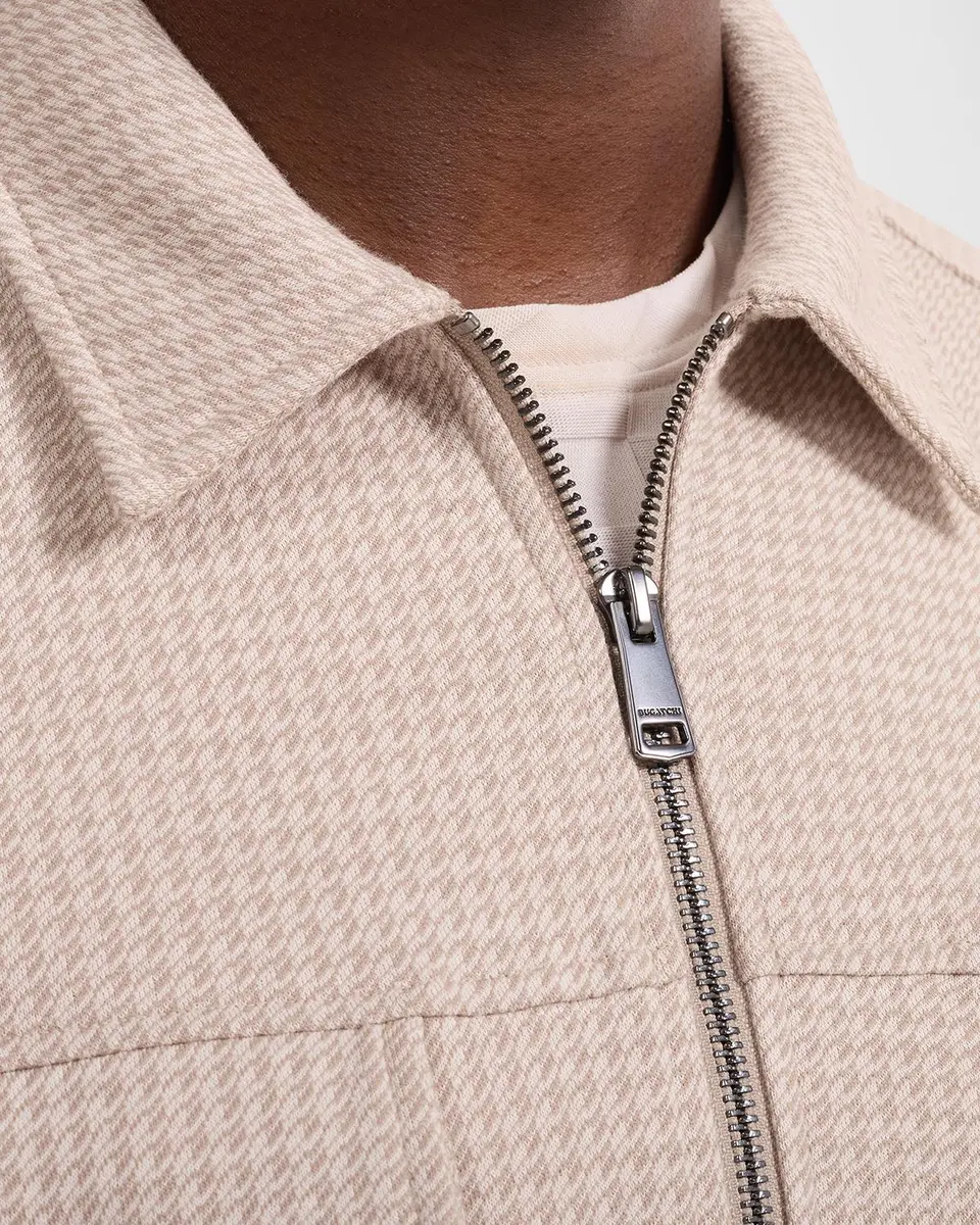 Bugatchi Men's Houndstooth Full-Zip Jacket | Thumbnail 5 Bugatchi Men's Houndstooth Full-Zip Jacket | Thumbnail 5
