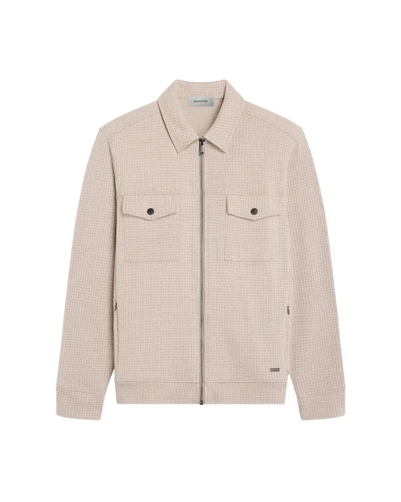 Men's Houndstooth Full-Zip Jacket