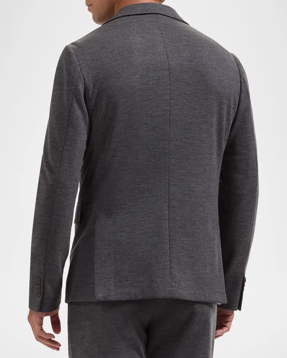 Bugatchi Men's Wool-Nylon Single-Breasted Blazer | Thumbnail 3 Bugatchi Men's Wool-Nylon Single-Breasted Blazer | Thumbnail 3