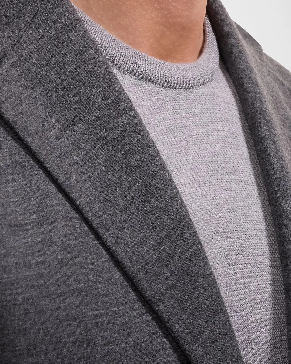 Bugatchi Men's Wool-Nylon Single-Breasted Blazer | Thumbnail 5 Bugatchi Men's Wool-Nylon Single-Breasted Blazer | Thumbnail 5