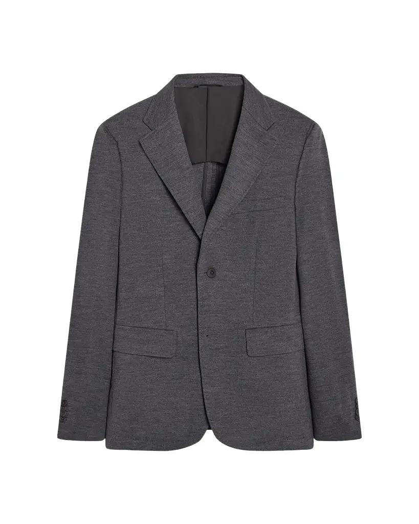 Bugatchi Men's Wool-Nylon Single-Breasted Blazer