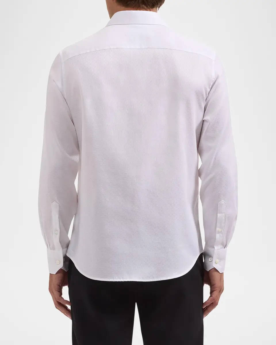 Bugatchi Men's Julian Woven Shaped-Fit Sport Shirt | Thumbnail 3 Bugatchi Men's Julian Woven Shaped-Fit Sport Shirt | Thumbnail 3