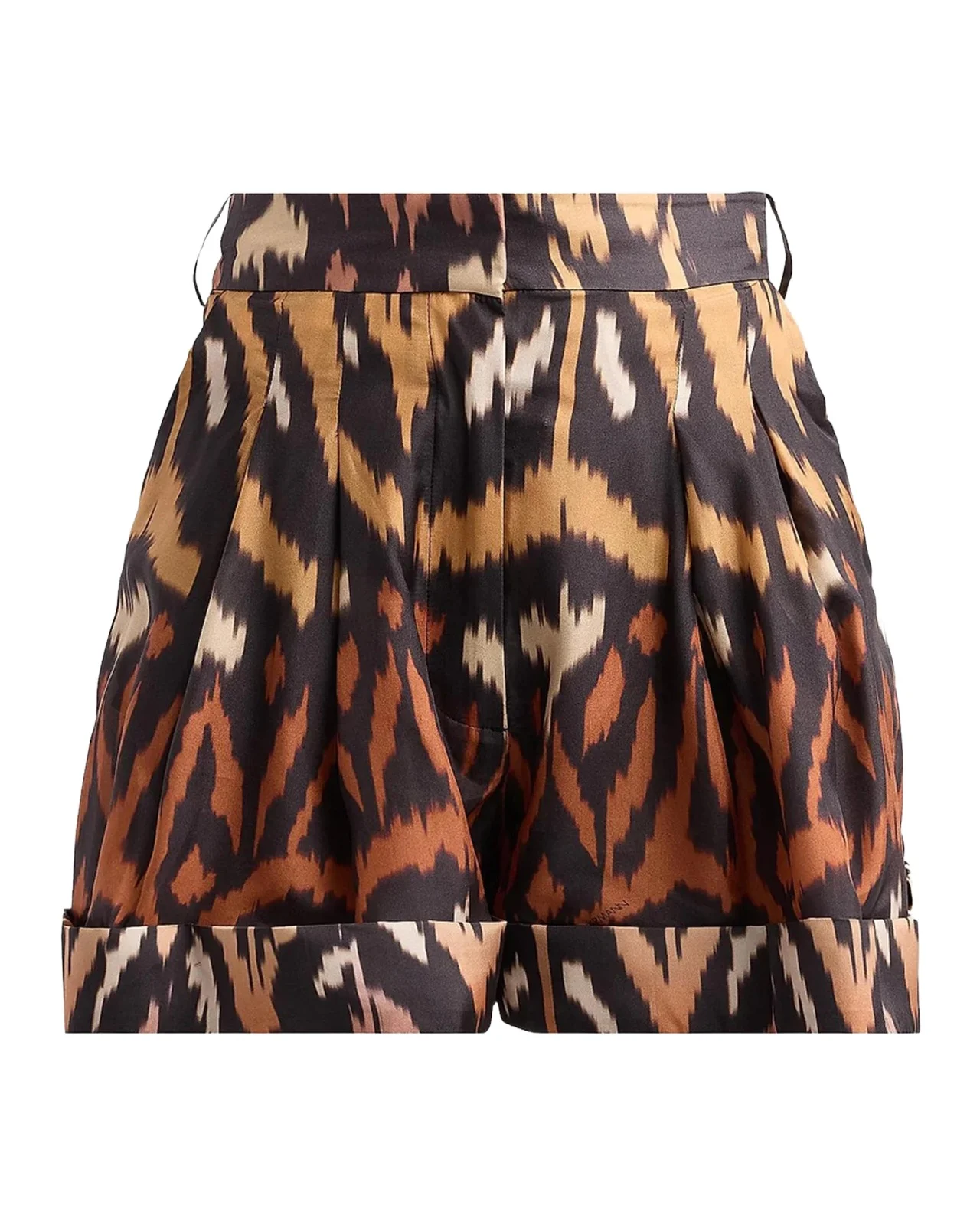Zimmermann Aster Silk Ikat-Inspired Shorts