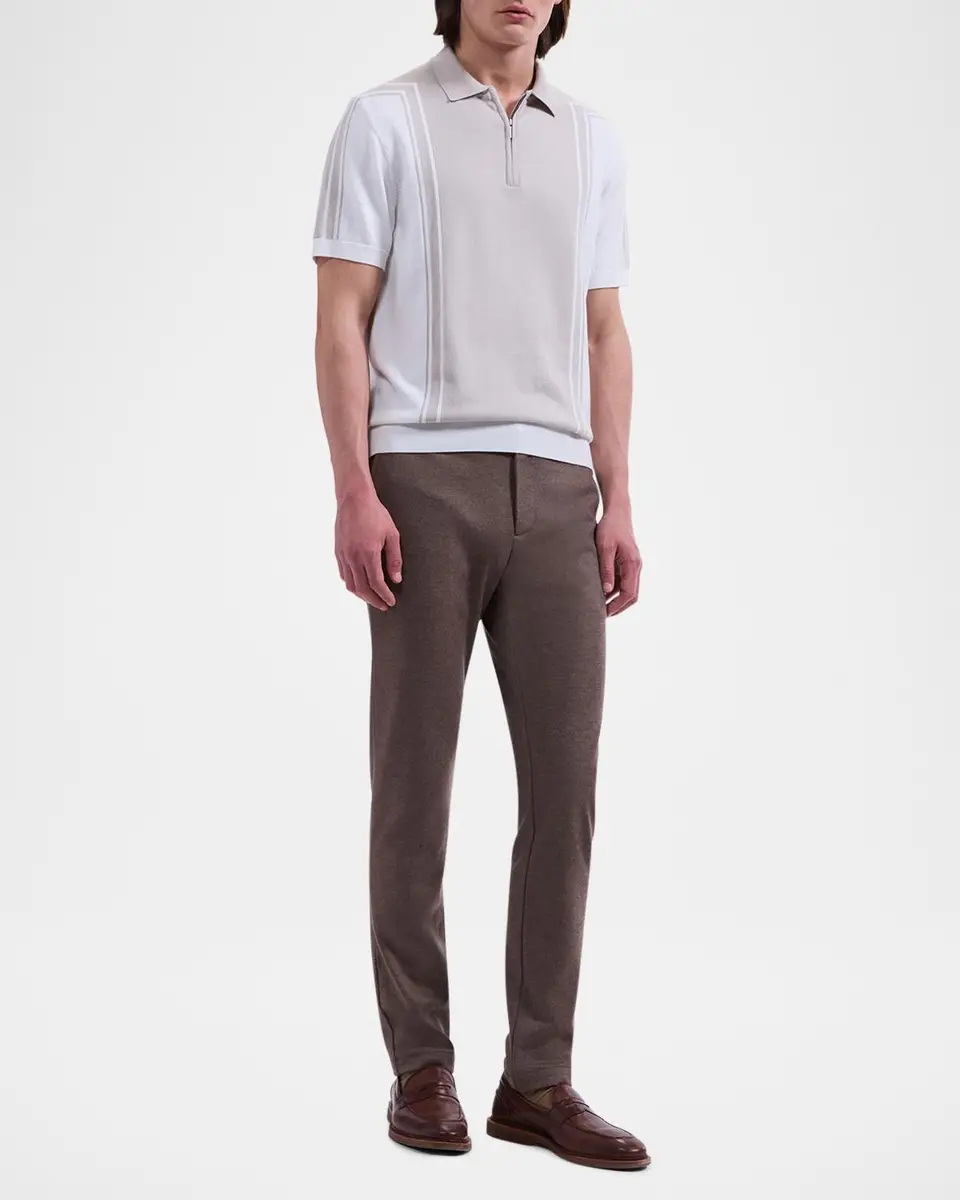 Bugatchi Men's Quarter-Zip Polo Sweater | Thumbnail 2
