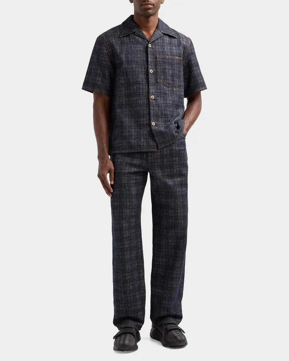Burberry Men's Ramsey Check Low-Top Sneakers | Thumbnail 2