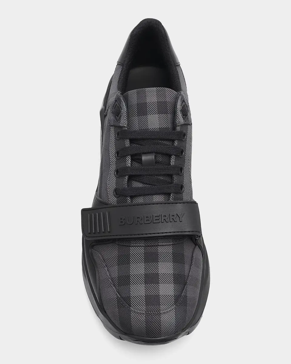 Burberry Men's Ramsey Check Low-Top Sneakers | Thumbnail 5