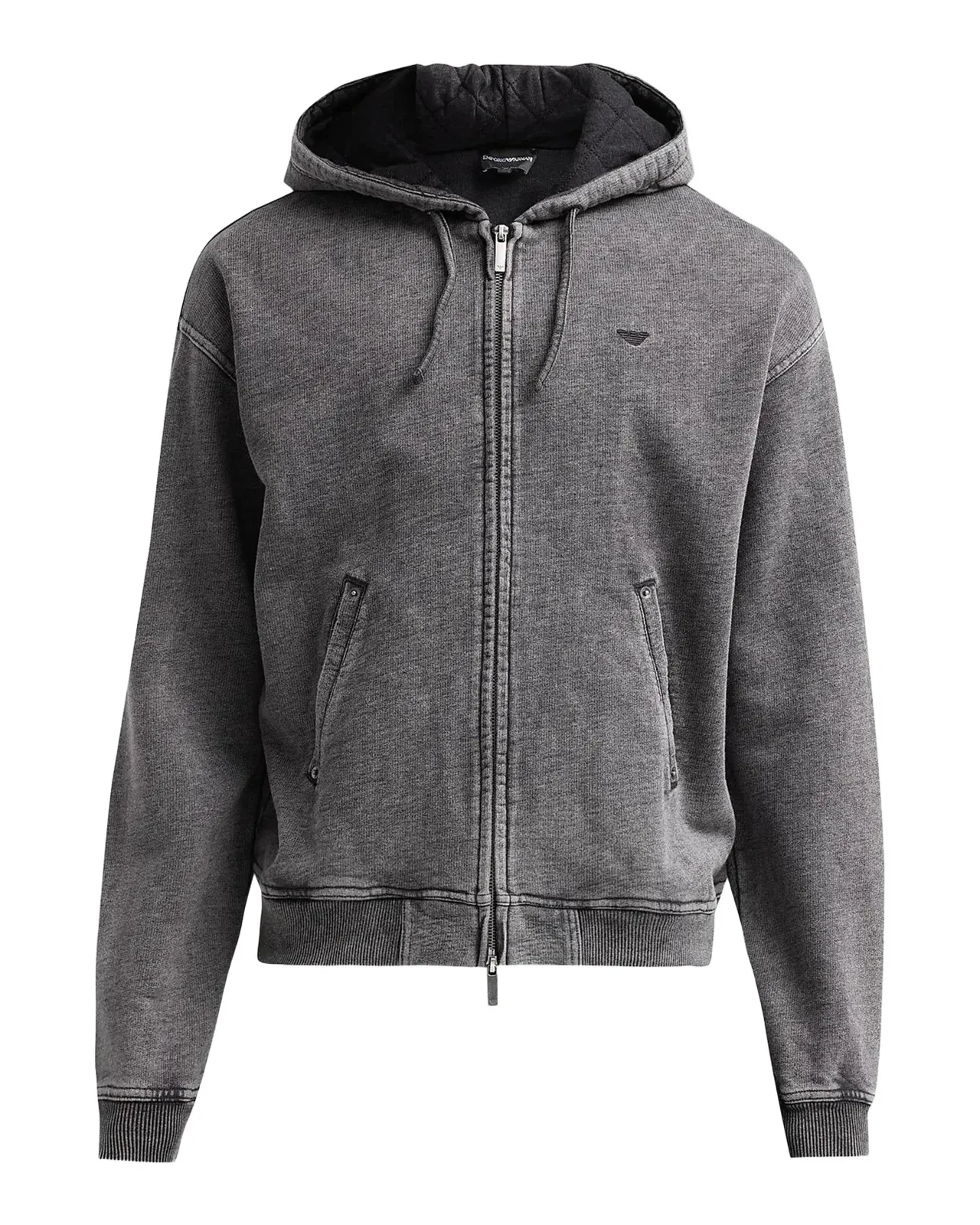 Men's Washed Cotton Full-Zip Hoodie Men's Washed Cotton Full-Zip Hoodie