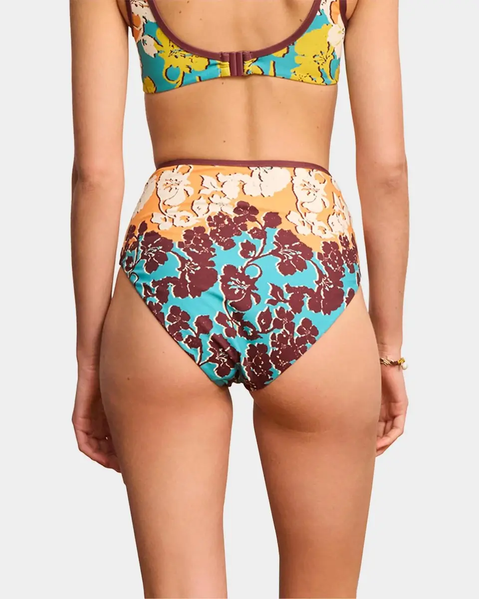 ALÉMAIS Splice Floral High-Rise Bikini Bottom | Thumbnail 3