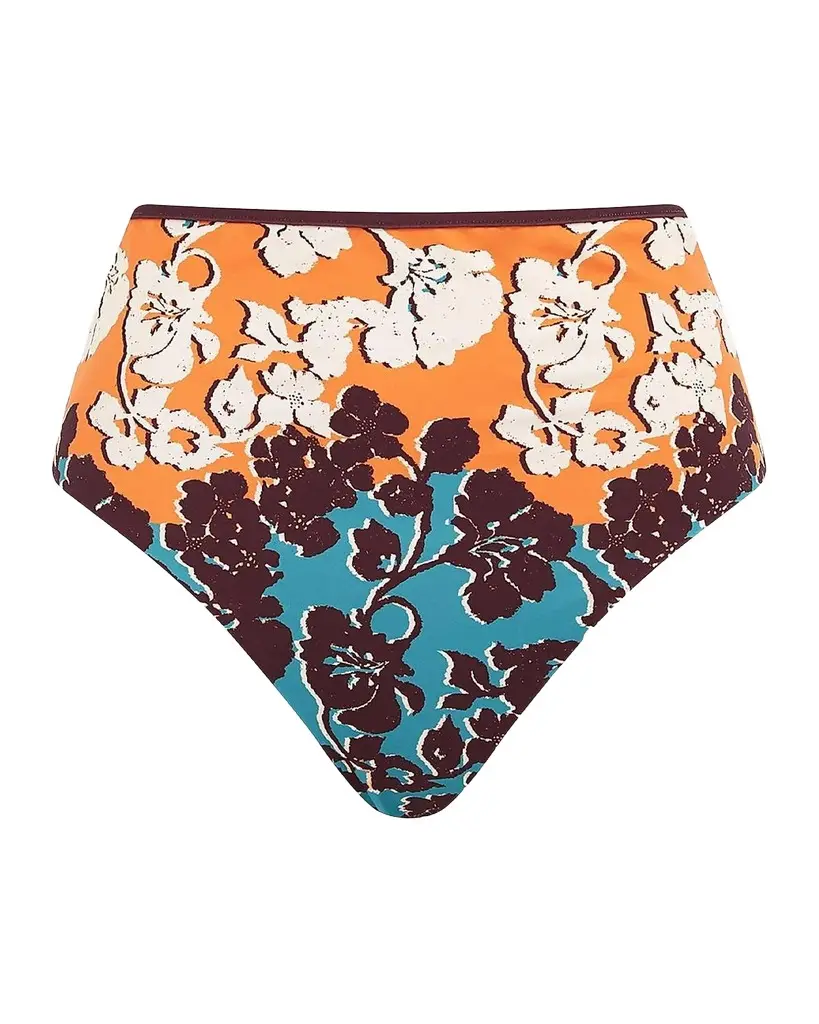 Splice Floral High-Rise Bikini Bottom Splice Floral High-Rise Bikini Bottom
