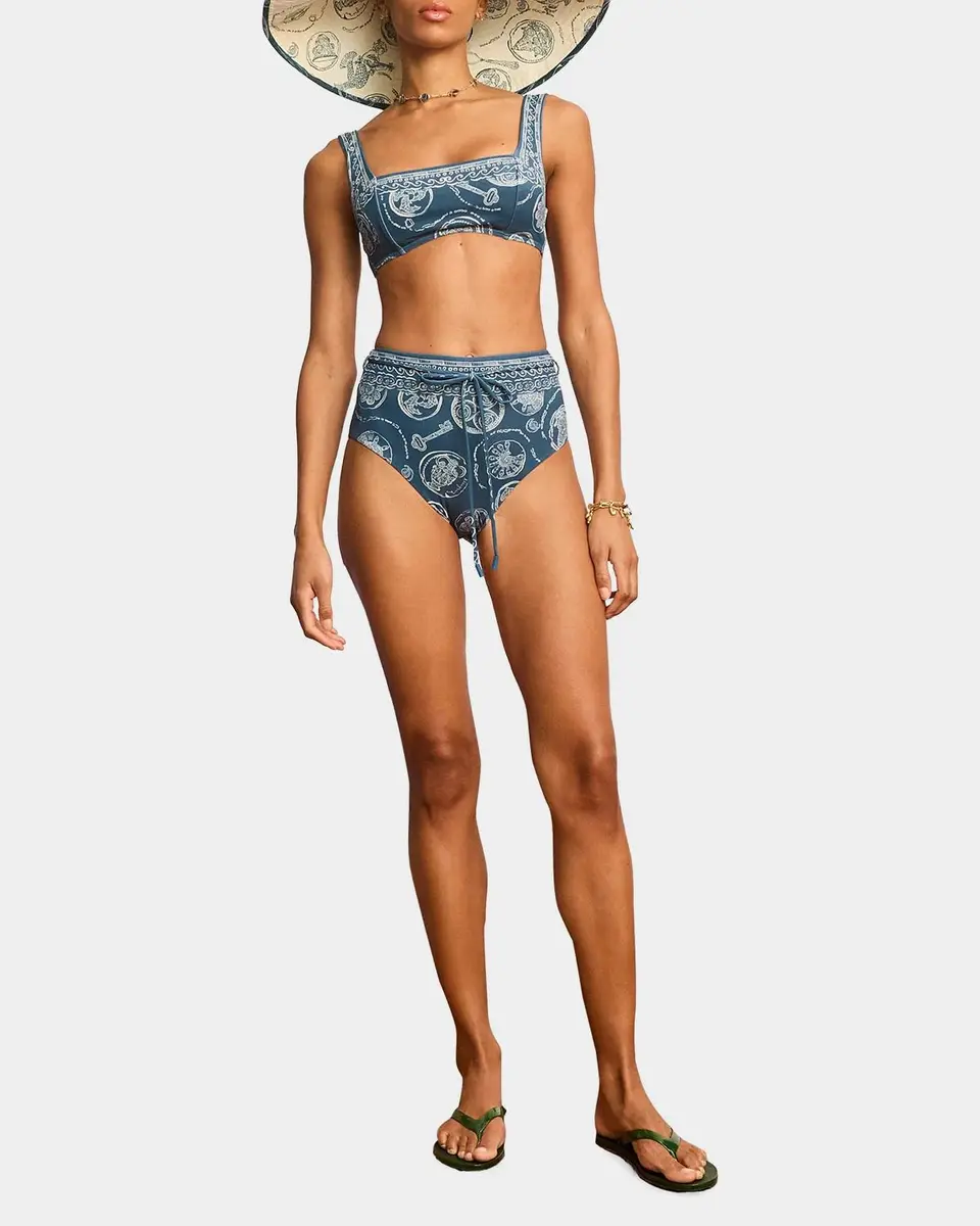 ALÉMAIS Lucky Square-Neck Bikini Top | Thumbnail 2 ALÉMAIS Lucky Square-Neck Bikini Top | Thumbnail 2