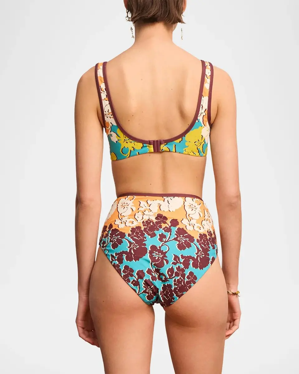 ALÉMAIS Splice Floral Scoopneck Bikini Top | Thumbnail 3 ALÉMAIS Splice Floral Scoopneck Bikini Top | Thumbnail 3