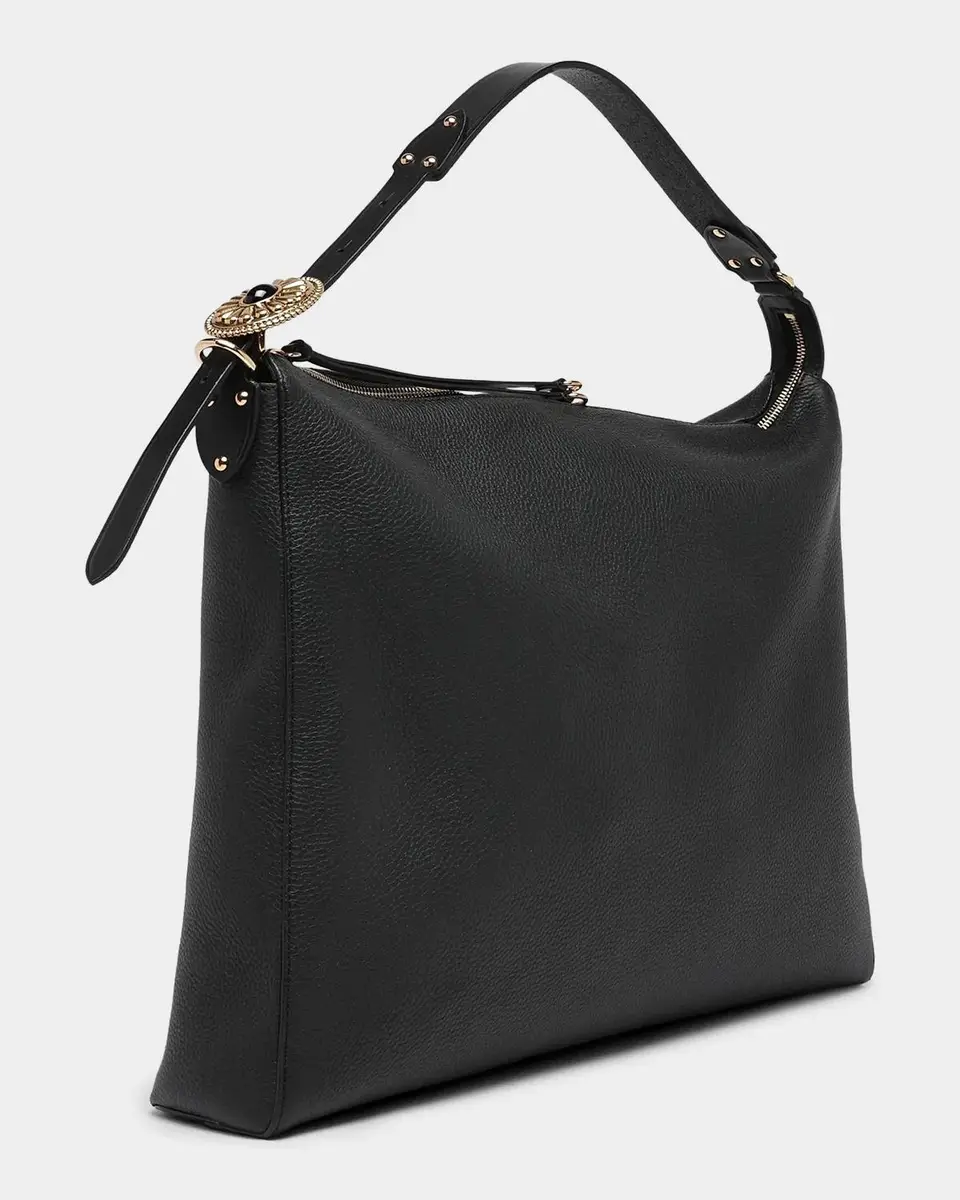 Etro Large Tumbled Leather Hobo Shoulder Bag | Thumbnail 3 Etro Large Tumbled Leather Hobo Shoulder Bag | Thumbnail 3