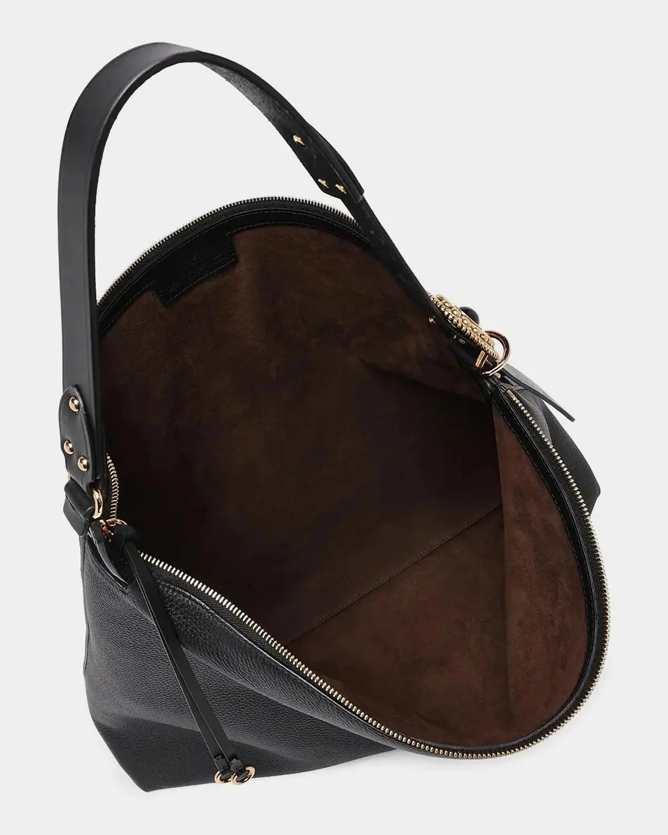Etro Large Tumbled Leather Hobo Shoulder Bag | Thumbnail 4 Etro Large Tumbled Leather Hobo Shoulder Bag | Thumbnail 4