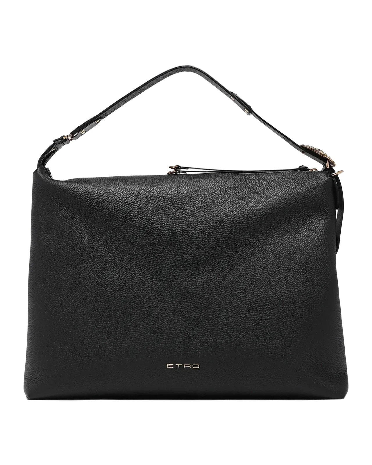 Large Tumbled Leather Hobo Shoulder Bag Large Tumbled Leather Hobo Shoulder Bag