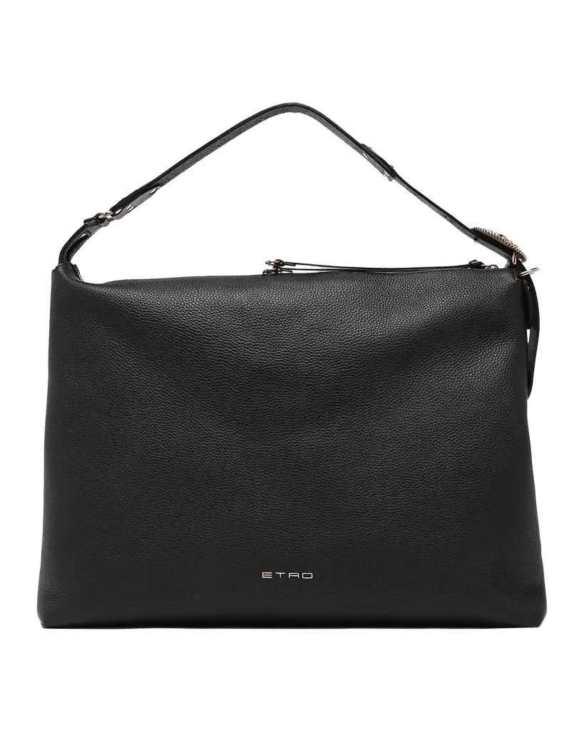 Large Tumbled Leather Hobo Shoulder Bag Large Tumbled Leather Hobo Shoulder Bag