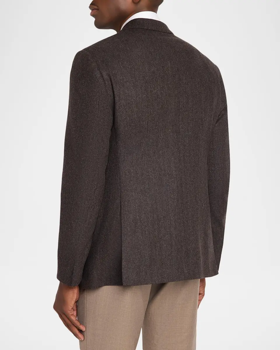 Giorgio Armani Men's Wool Two-Button Blazer | Thumbnail 3
