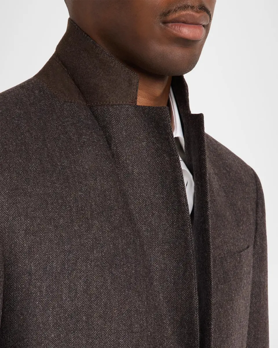 Giorgio Armani Men's Wool Two-Button Blazer | Thumbnail 6
