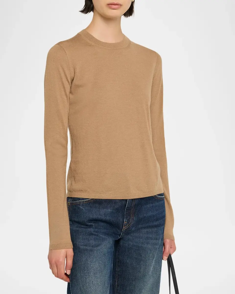 Max Mara Cashmere Crewneck Sweater | Thumbnail 4 Max Mara Cashmere Crewneck Sweater | Thumbnail 4
