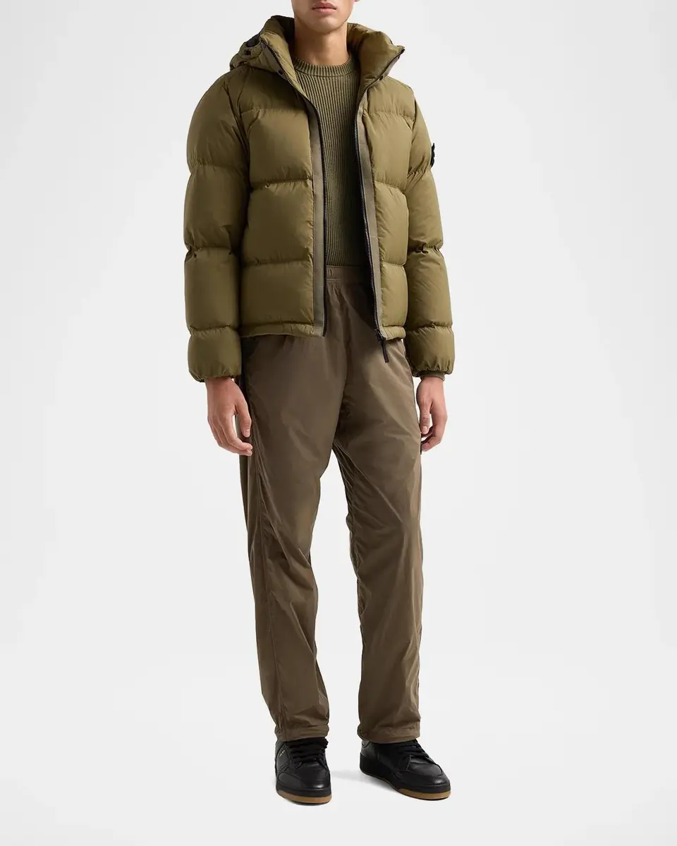 Stone Island Men's Stretch-Nylon Tapered Pants | Thumbnail 2 Stone Island Men's Stretch-Nylon Tapered Pants | Thumbnail 2