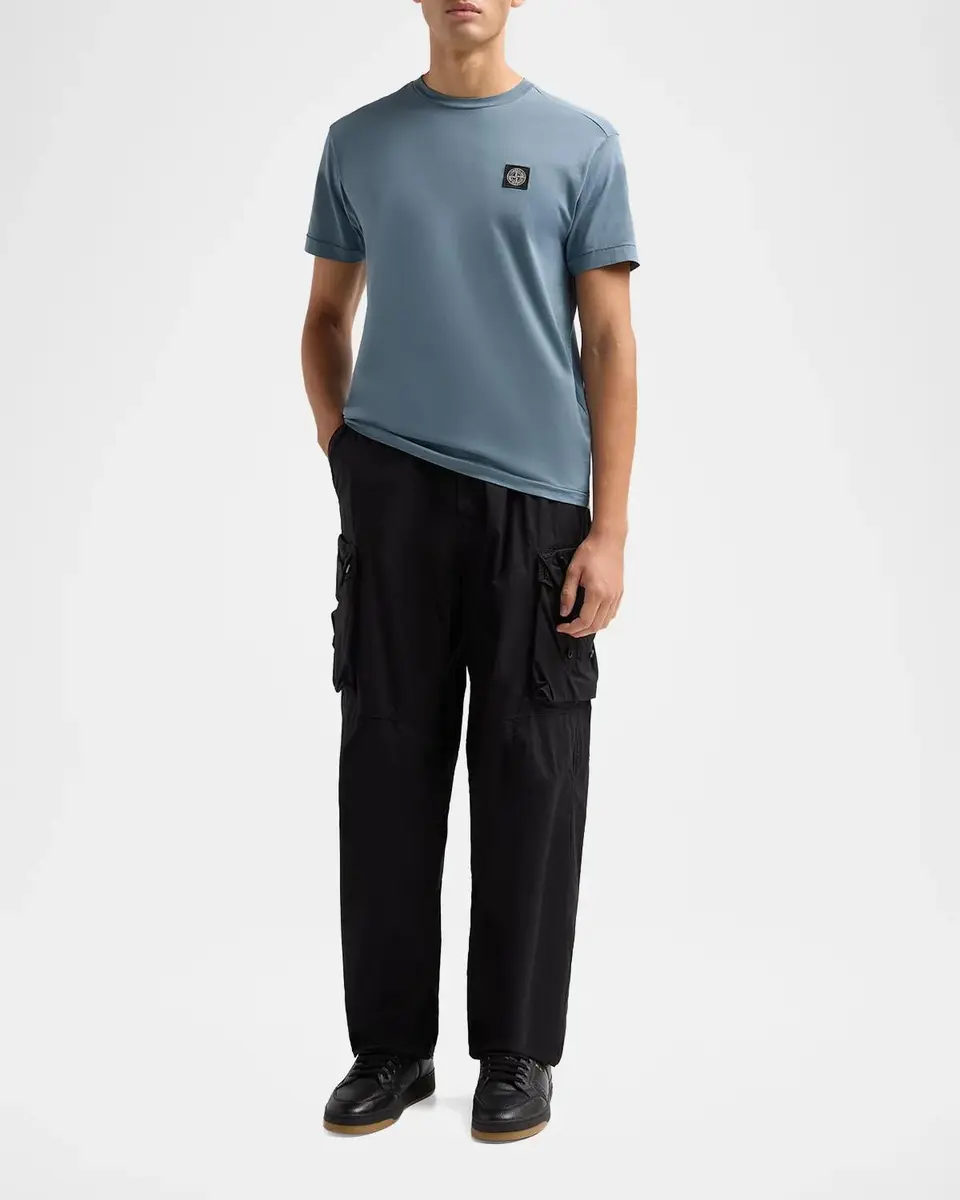 Stone Island Men's Cotton Crewneck T-Shirt | Thumbnail 2 Stone Island Men's Cotton Crewneck T-Shirt | Thumbnail 2