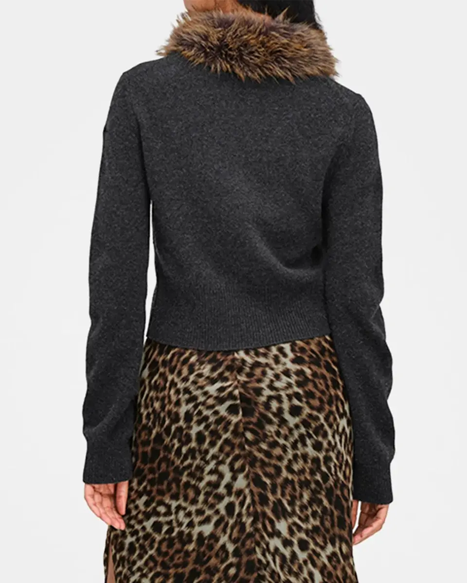 Marc Jacobs Faux Fur Lined Cardigan | Thumbnail 2 Marc Jacobs Faux Fur Lined Cardigan | Thumbnail 2
