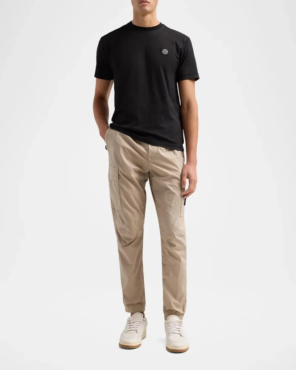 Stone Island Men's Cotton Crewneck T-Shirt | Thumbnail 2 Stone Island Men's Cotton Crewneck T-Shirt | Thumbnail 2
