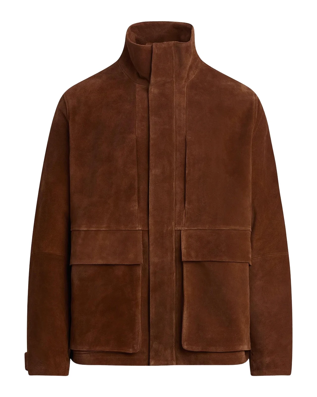 Men's Suede Stand-Collar Field Jacket Men's Suede Stand-Collar Field Jacket
