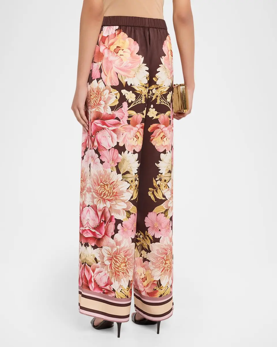 Misa Los Angeles Lemor Pleated Floral Pants | Thumbnail 3