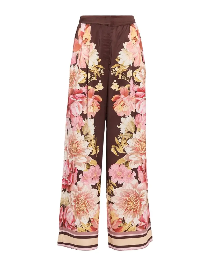 Misa Los Angeles Lemor Pleated Floral Pants