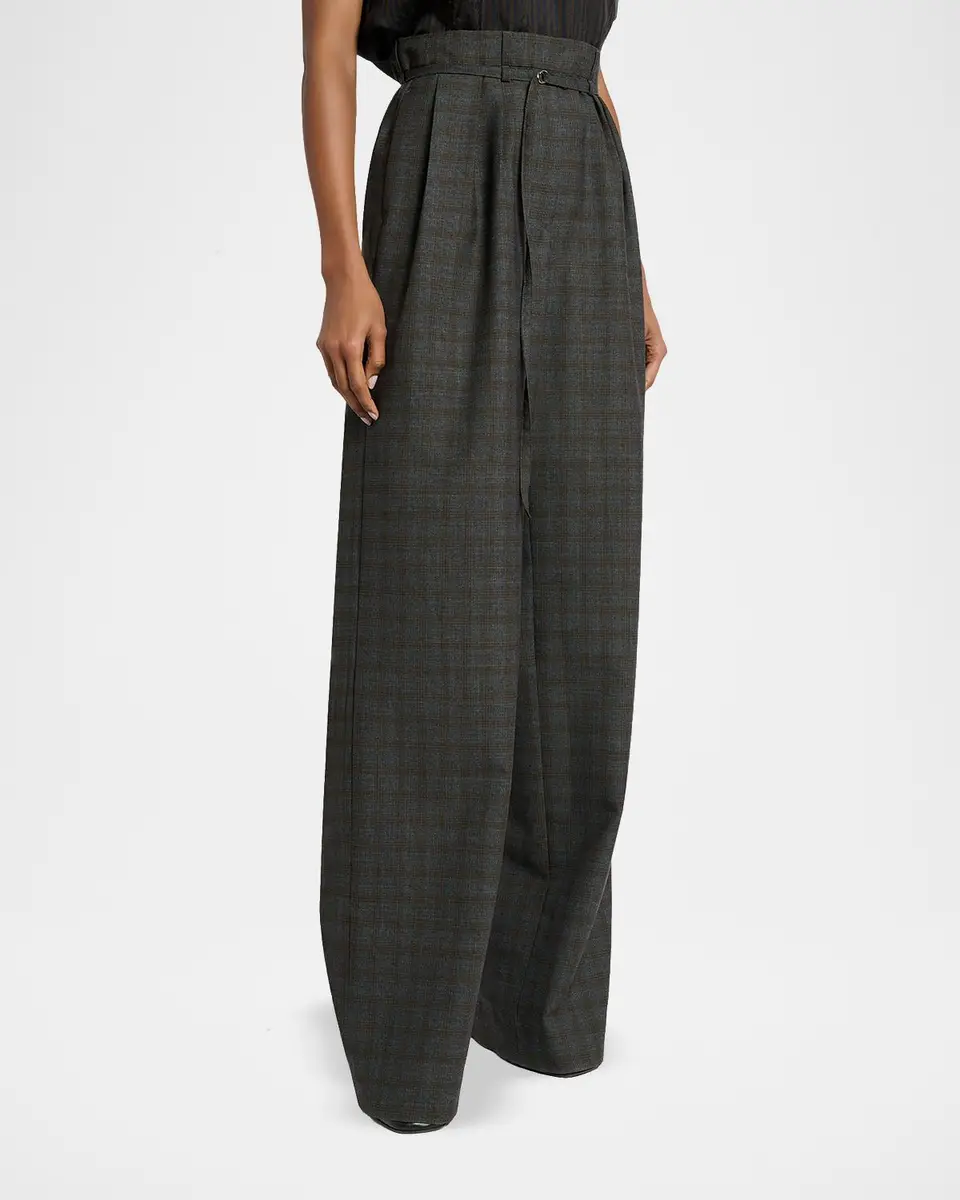 Dries Van Noten Peacha 426 Plaid Wool Pants | Thumbnail 4 Dries Van Noten Peacha 426 Plaid Wool Pants | Thumbnail 4