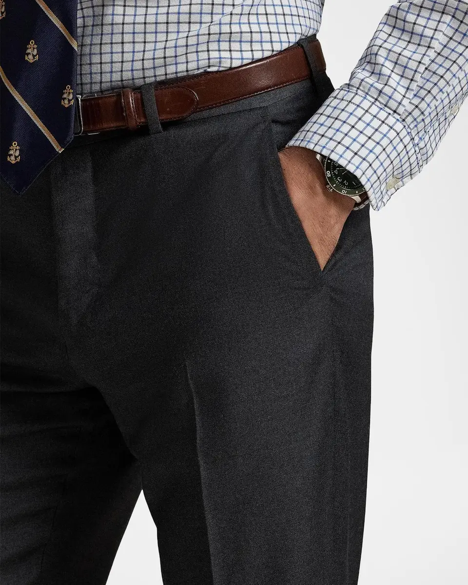 Polo Ralph Lauren Men's Wool Twill Slim-Fit Trousers | Thumbnail 5 Polo Ralph Lauren Men's Wool Twill Slim-Fit Trousers | Thumbnail 5