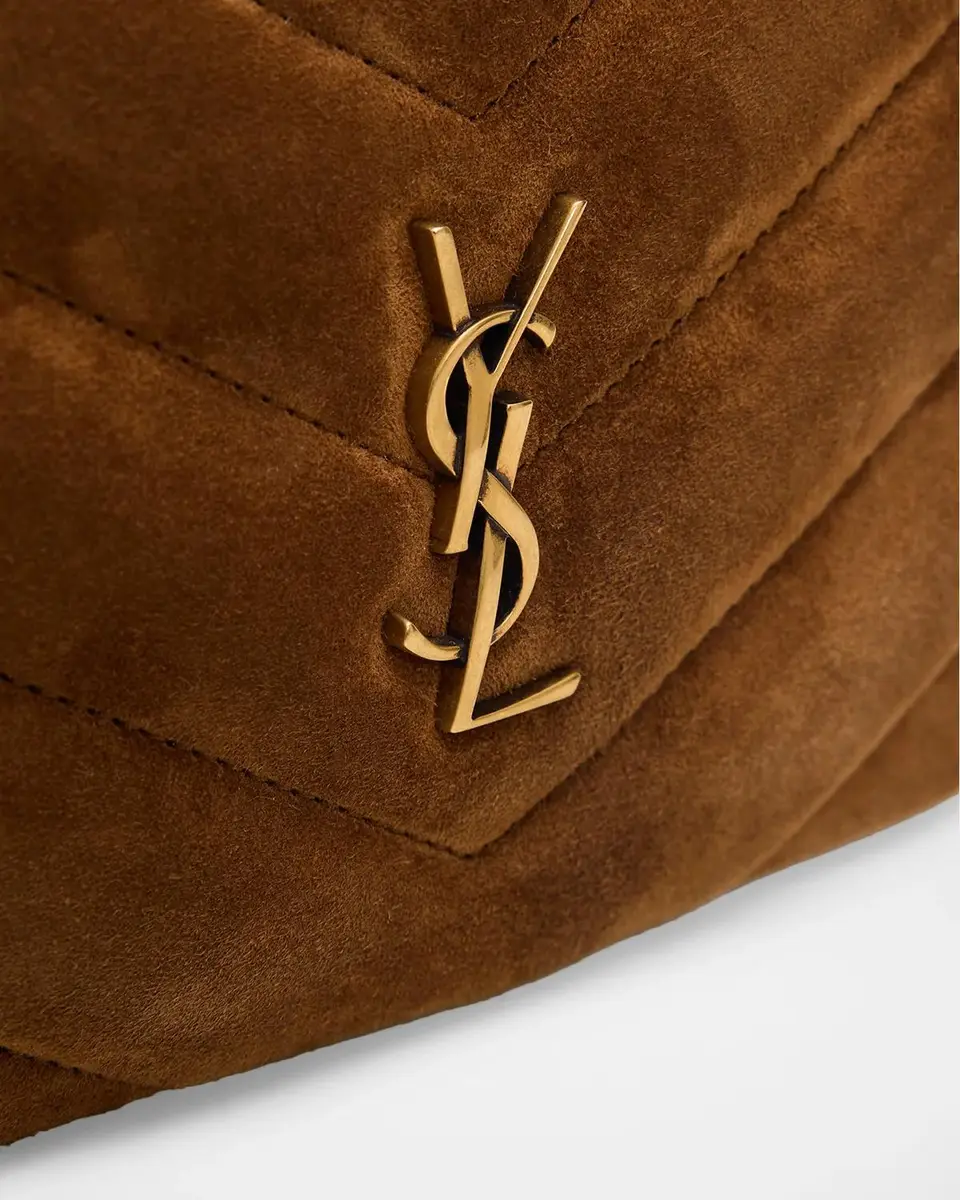 Saint Laurent Loulou YSL Quilted Suede Camera Bag | Thumbnail 6 Saint Laurent Loulou YSL Quilted Suede Camera Bag | Thumbnail 6