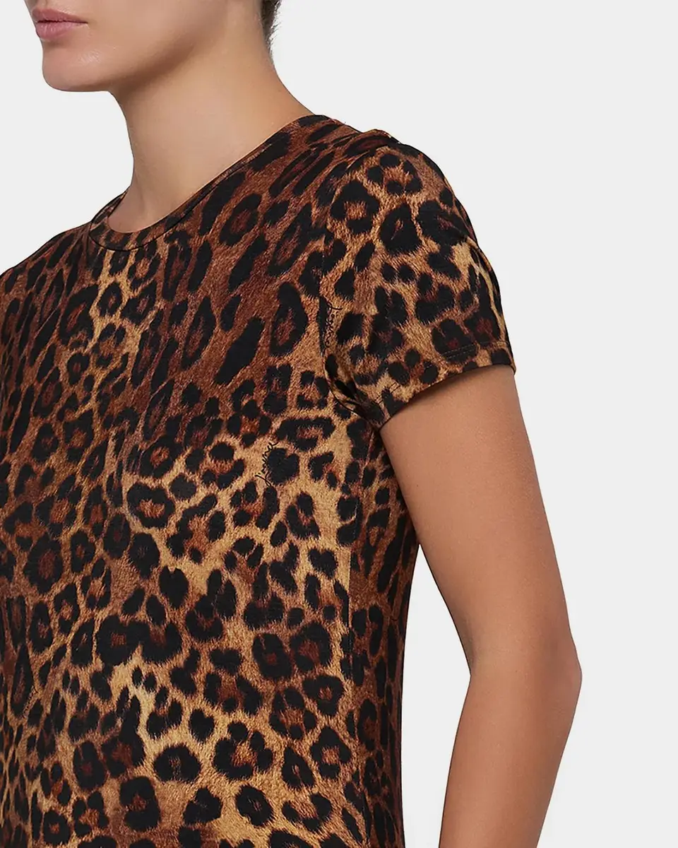 L'Agence Ressi Leopard-Print T-Shirt | Thumbnail 5 L'Agence Ressi Leopard-Print T-Shirt | Thumbnail 5