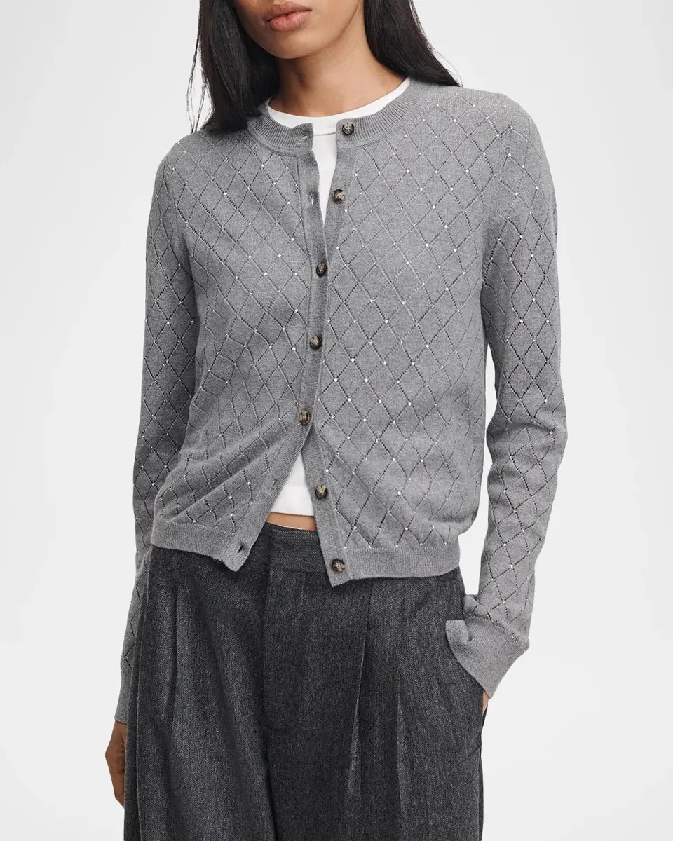 rag & bone Archie Jewel Cashmere-Blend Cardigan | Thumbnail 4 rag & bone Archie Jewel Cashmere-Blend Cardigan | Thumbnail 4