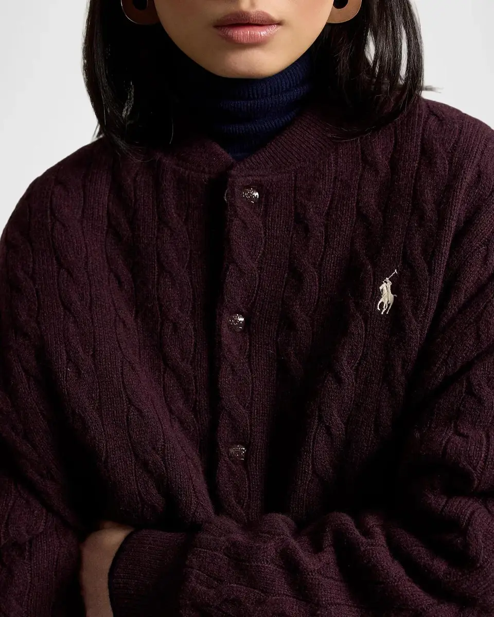Polo Ralph Lauren Cable-Knit Wool-Cashmere Jacket | Thumbnail 5 Polo Ralph Lauren Cable-Knit Wool-Cashmere Jacket | Thumbnail 5