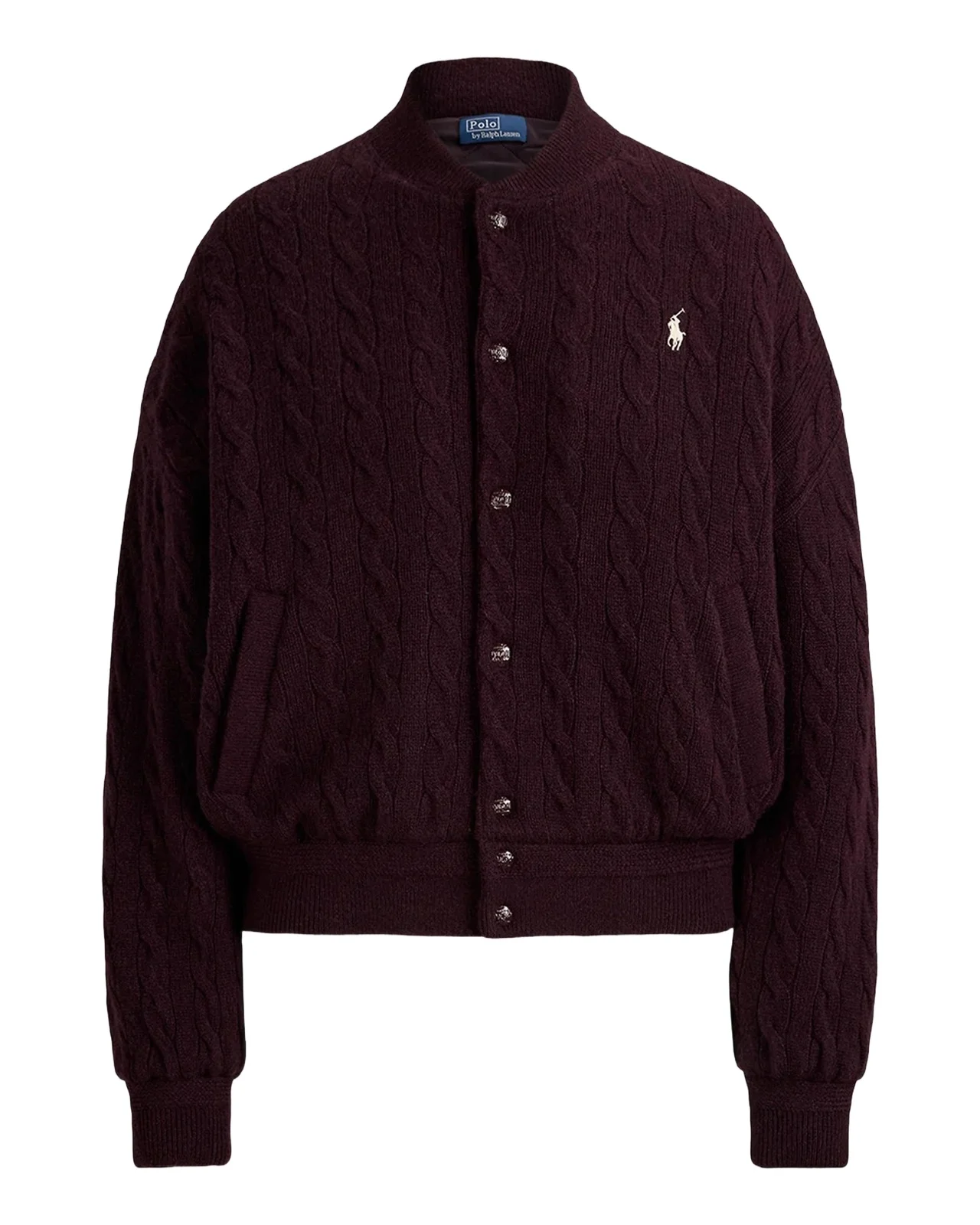Cable-Knit Wool-Cashmere Jacket