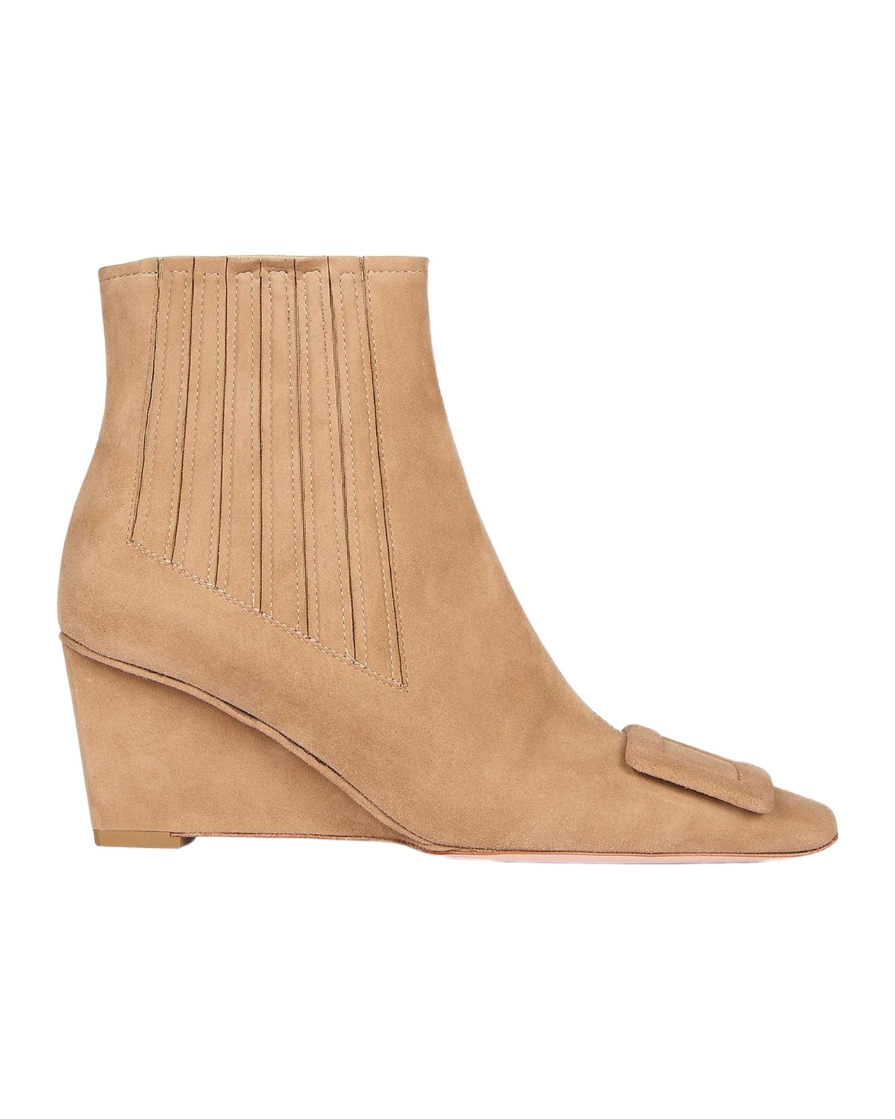 Roger Vivier Belle Vivier 60MM Suede Boots