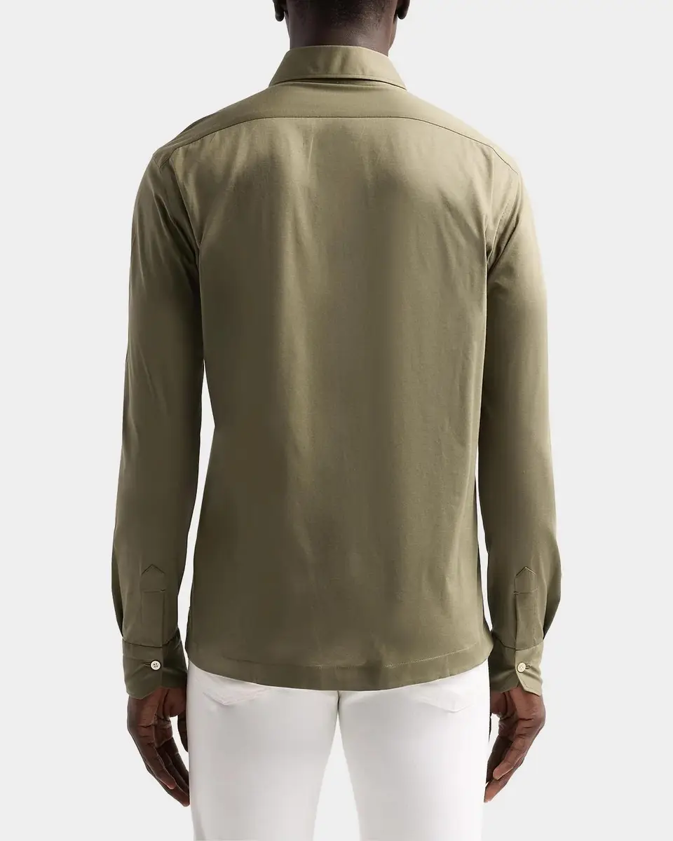 Kiton Men's Cotton Piqué Polo Shirt | Thumbnail 3 Kiton Men's Cotton Piqué Polo Shirt | Thumbnail 3