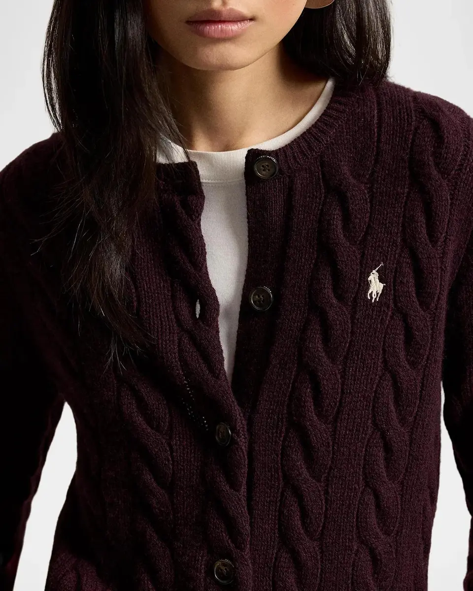 Polo Ralph Lauren Cable-Knit Wool-Cashmere Cardigan | Thumbnail 5