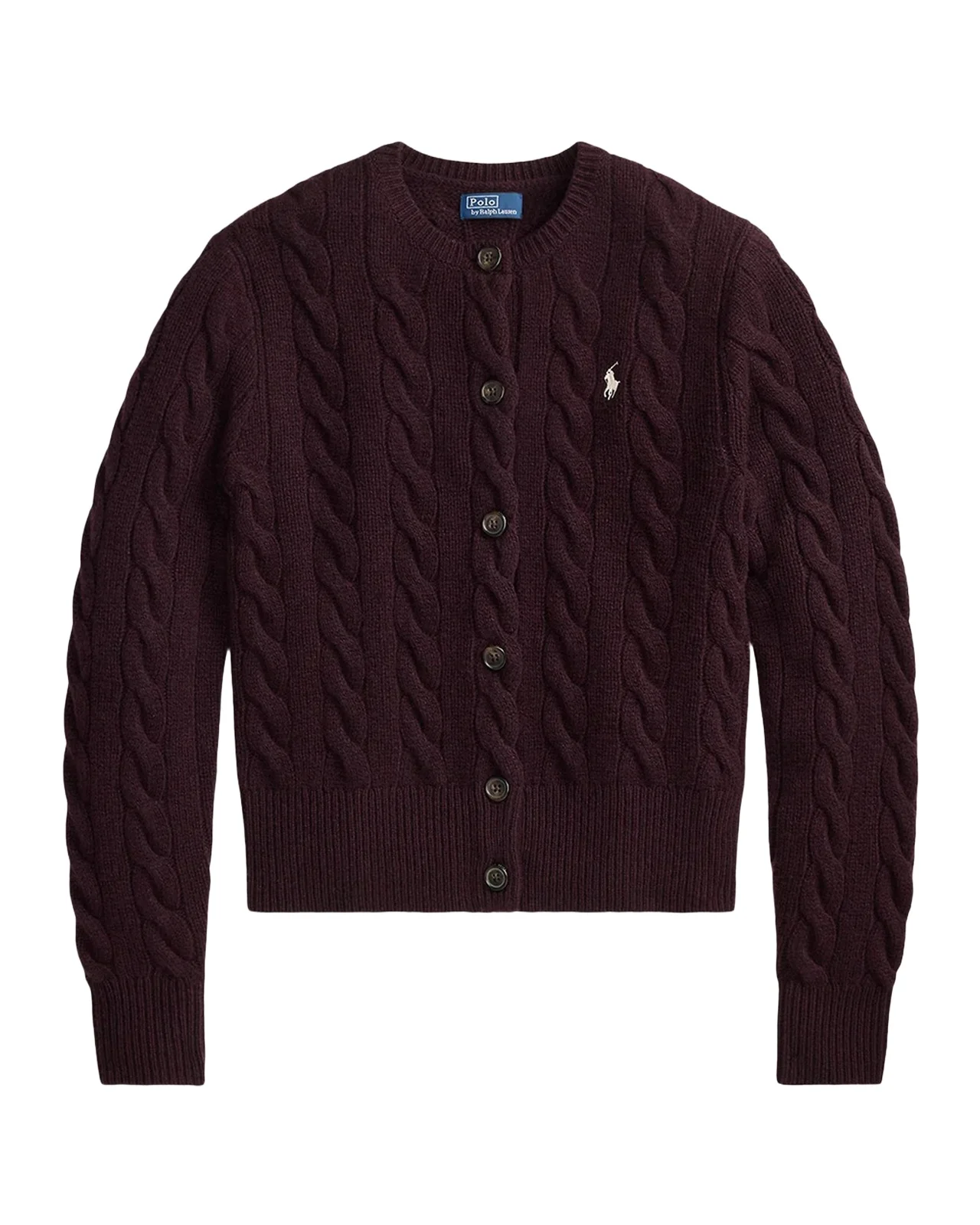 Polo Ralph Lauren Cable-Knit Wool-Cashmere Cardigan