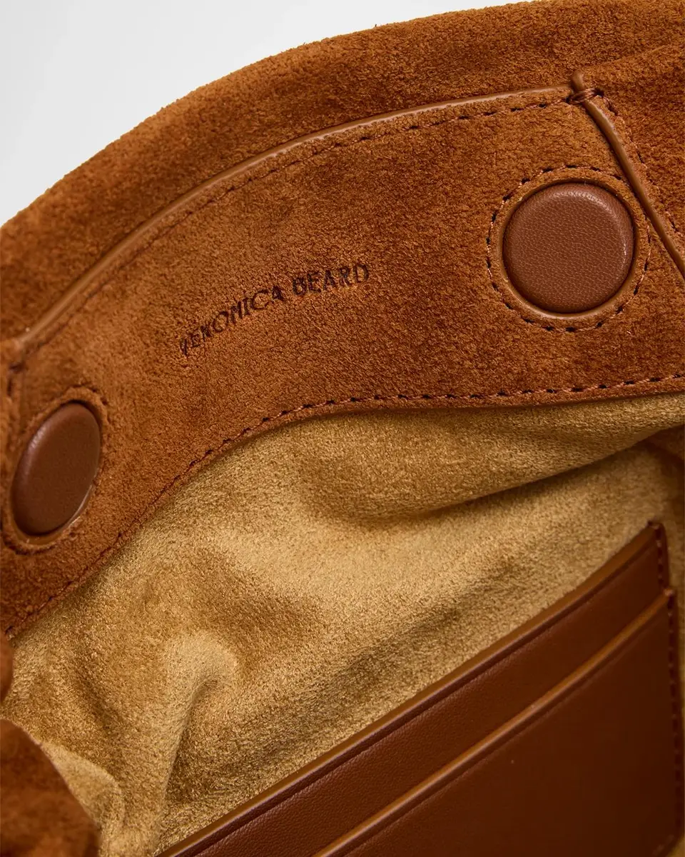 Veronica Beard Small Slouchy Suede Shoulder Bag | Thumbnail 4 Veronica Beard Small Slouchy Suede Shoulder Bag | Thumbnail 4