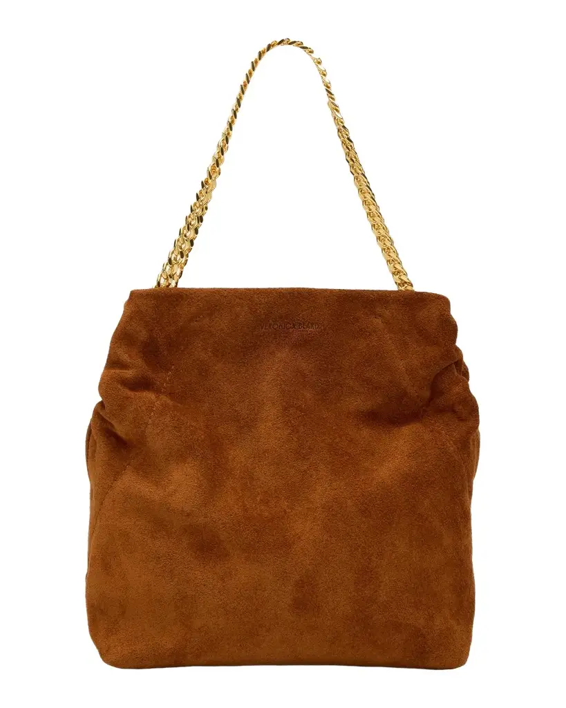 Small Slouchy Suede Shoulder Bag