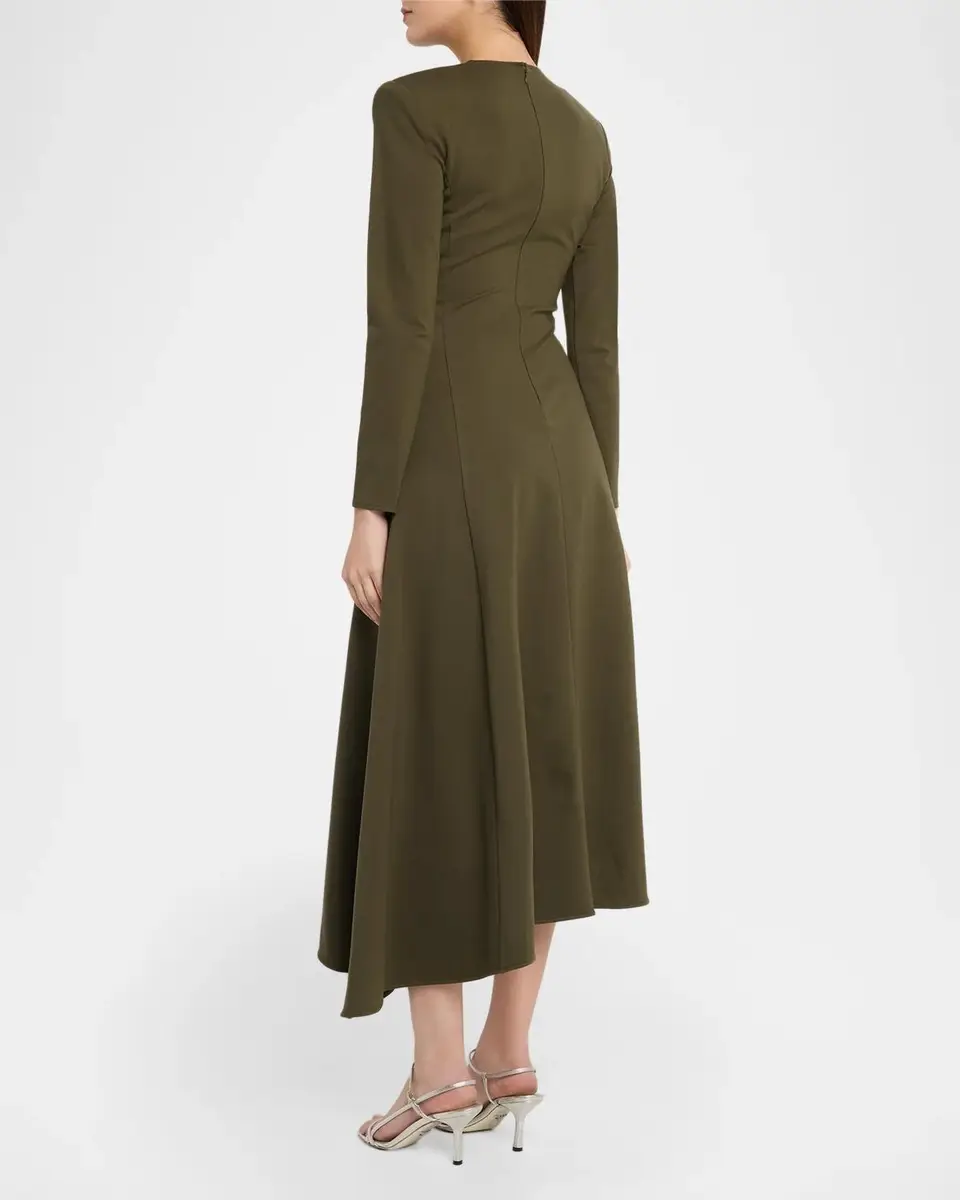 Kate Barton Marque Ann High-Low Midi Dress | Thumbnail 3 Kate Barton Marque Ann High-Low Midi Dress | Thumbnail 3