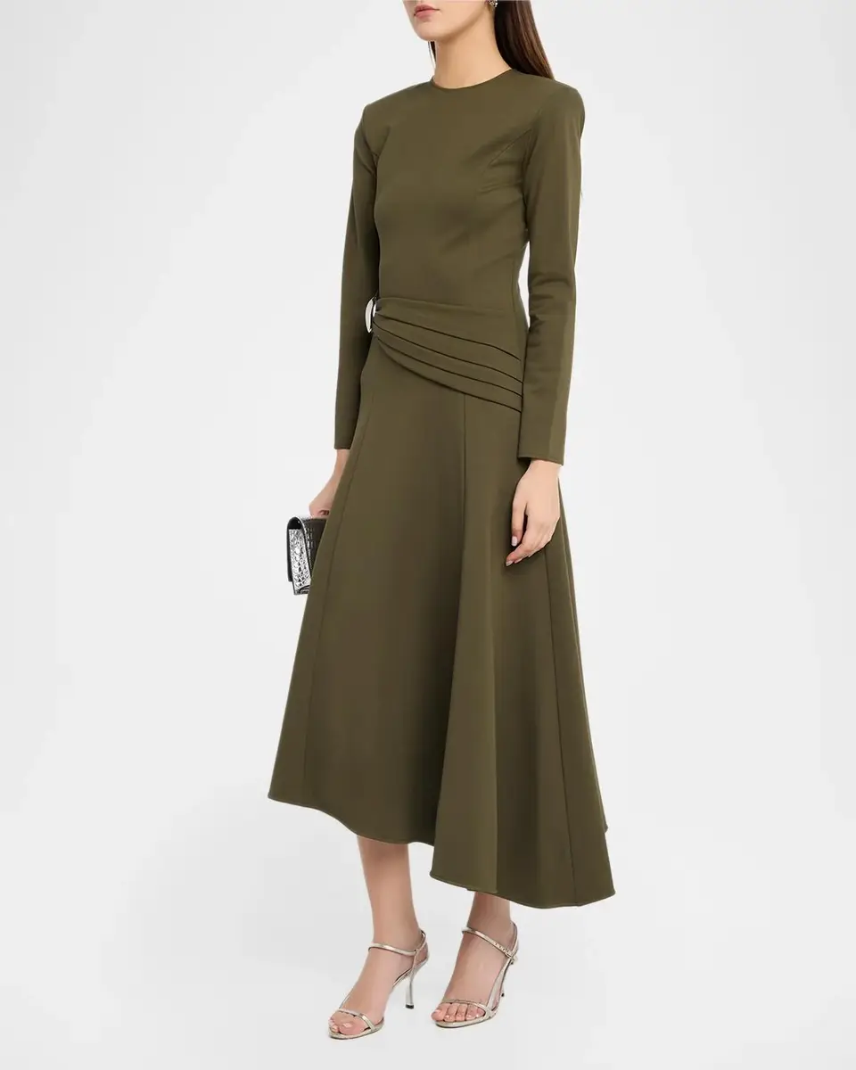 Kate Barton Marque Ann High-Low Midi Dress | Thumbnail 4 Kate Barton Marque Ann High-Low Midi Dress | Thumbnail 4